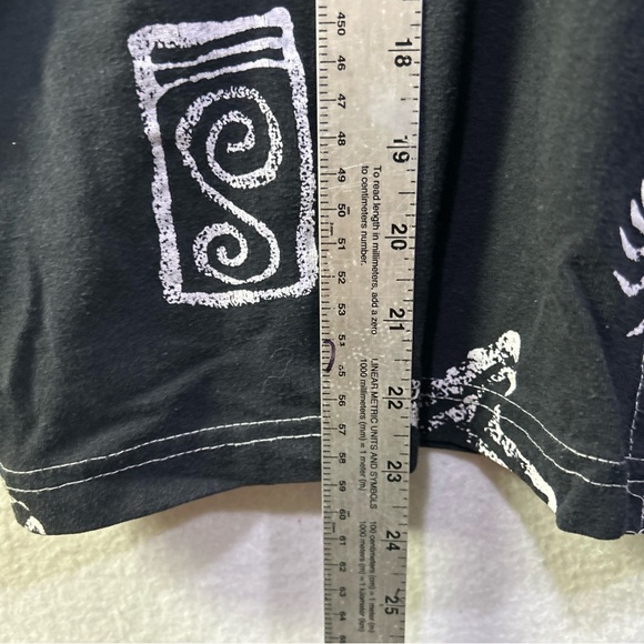 Vintage Fish Print Light Weight Cruise Wear Casual Button Up Top Women’s size L - Picture 7 of 11